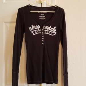 Aeropostle thermal long sleeve shirt M